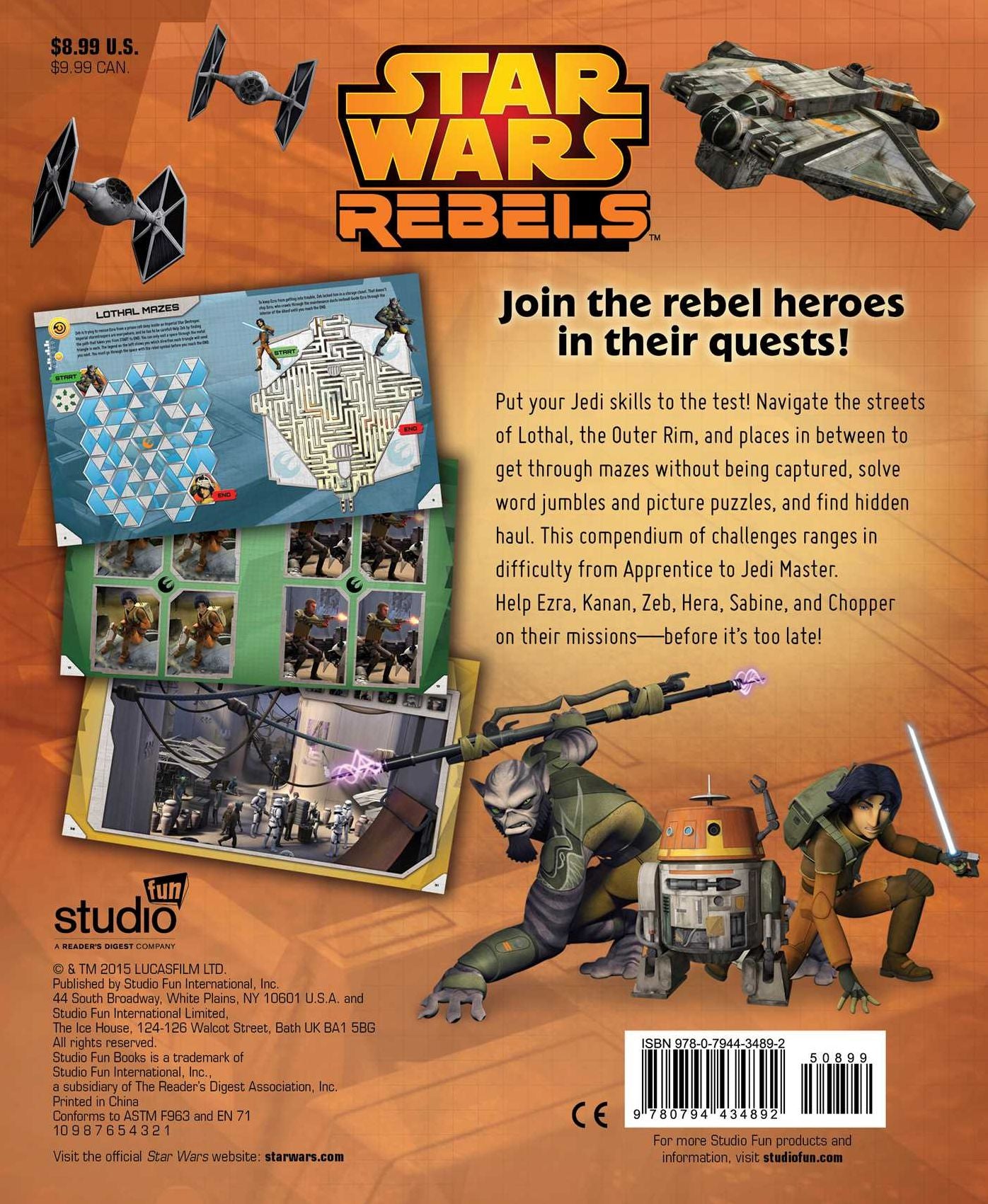 Star Wars Rebels: Super Solve It: Master Your Jedi Skills