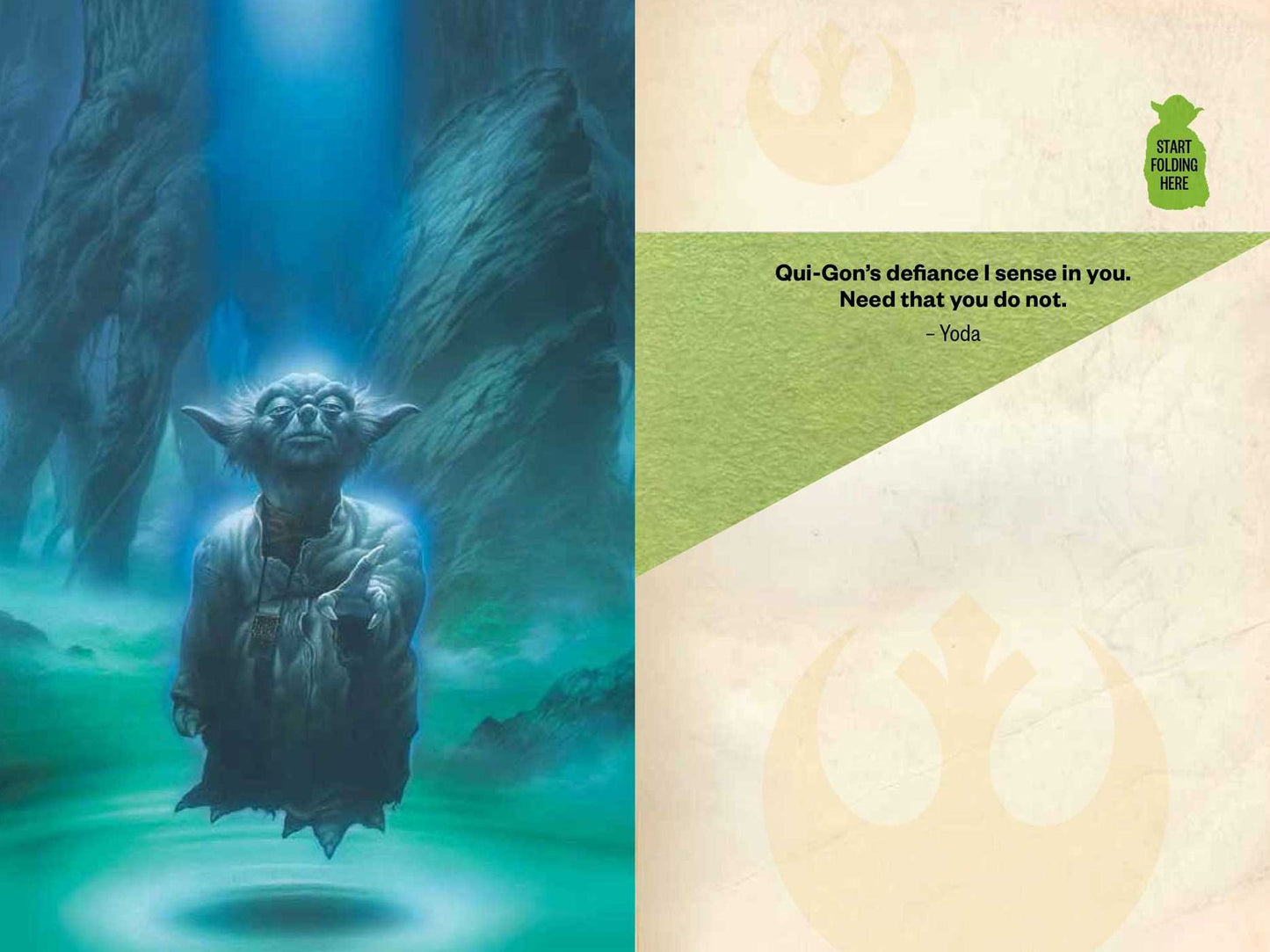 ArtFolds: Yoda: Yoda and the Force