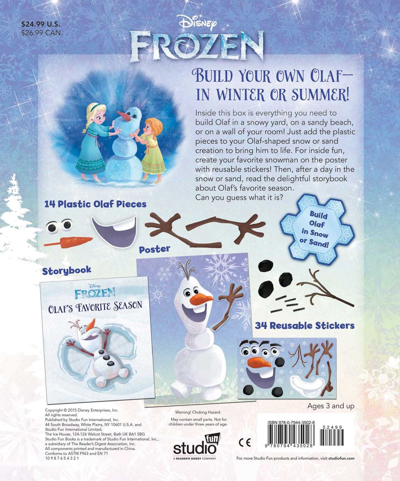 Disney Frozen: Do You Want to Build an Olaf?: Storybook & Snowman Kit