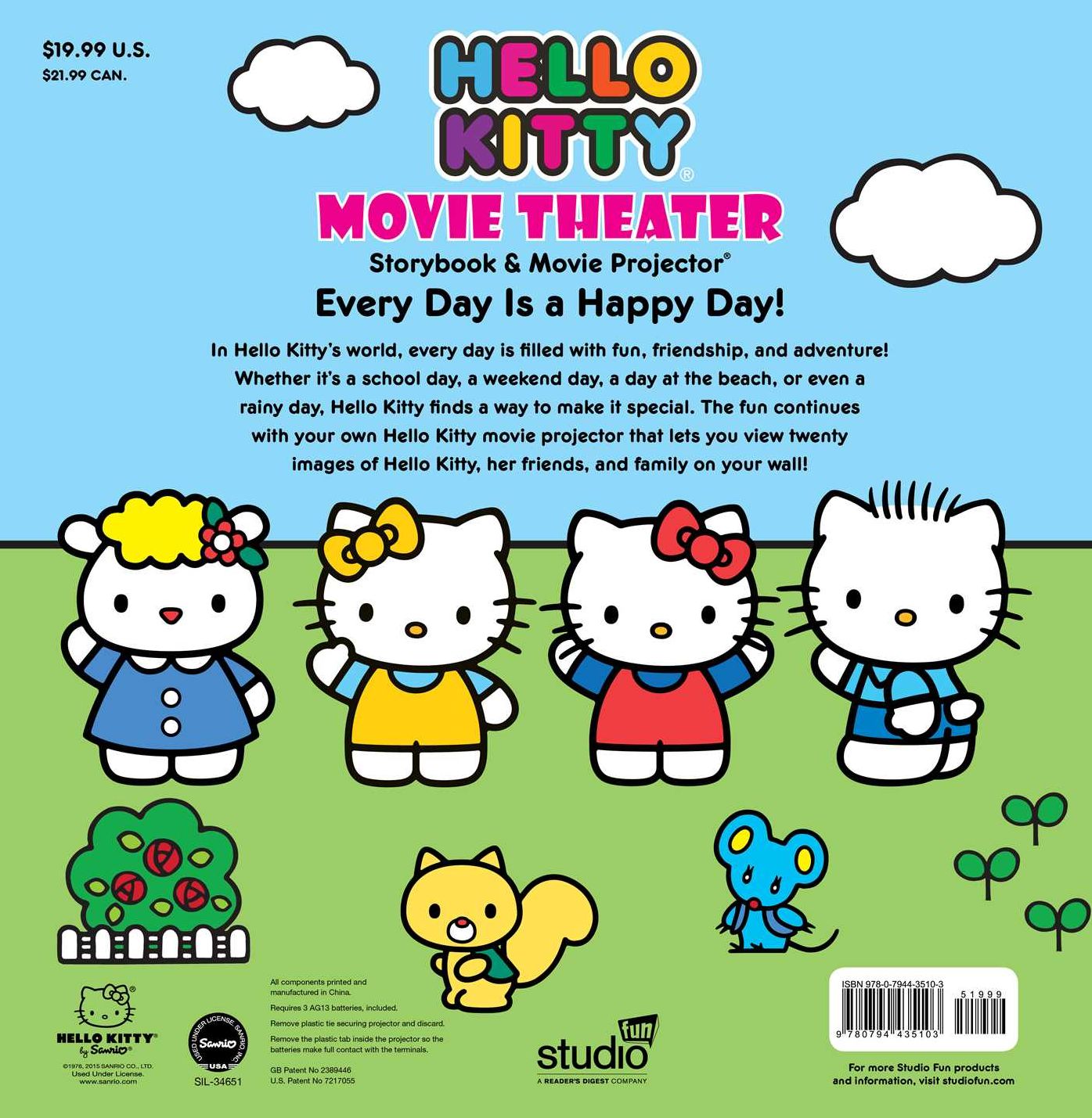 Hello Kitty Movie Theater Storybook & Movie Projector