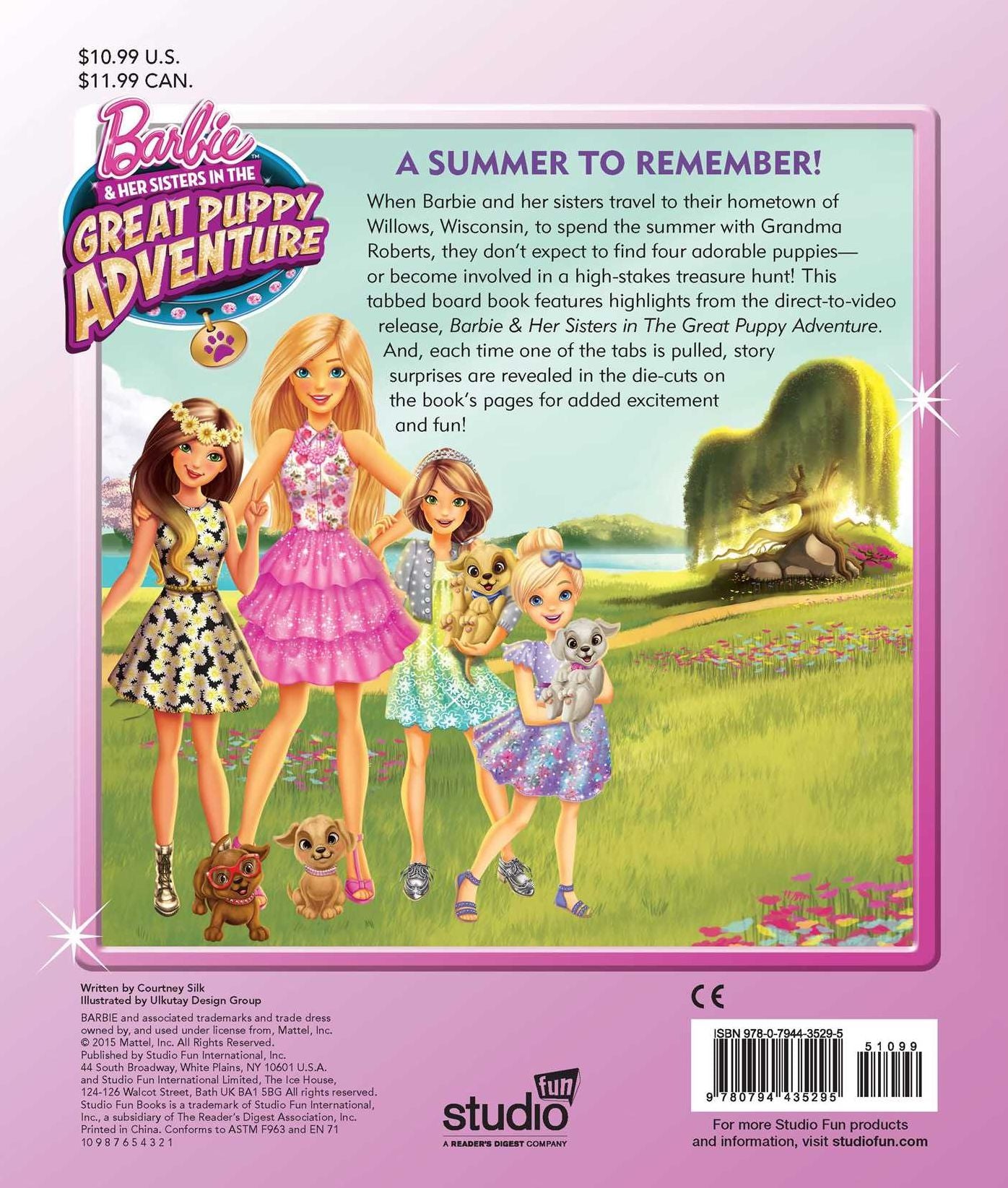 Barbie & Her Sisters in The Great Puppy Adventure: A Sliding Tab Book