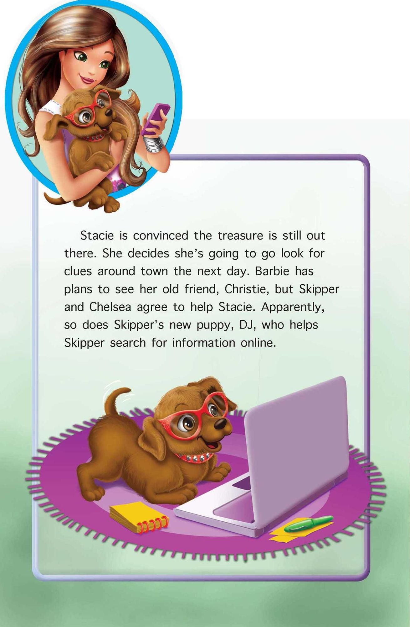 Barbie & Her Sisters in The Great Puppy Adventure: A Sliding Tab Book