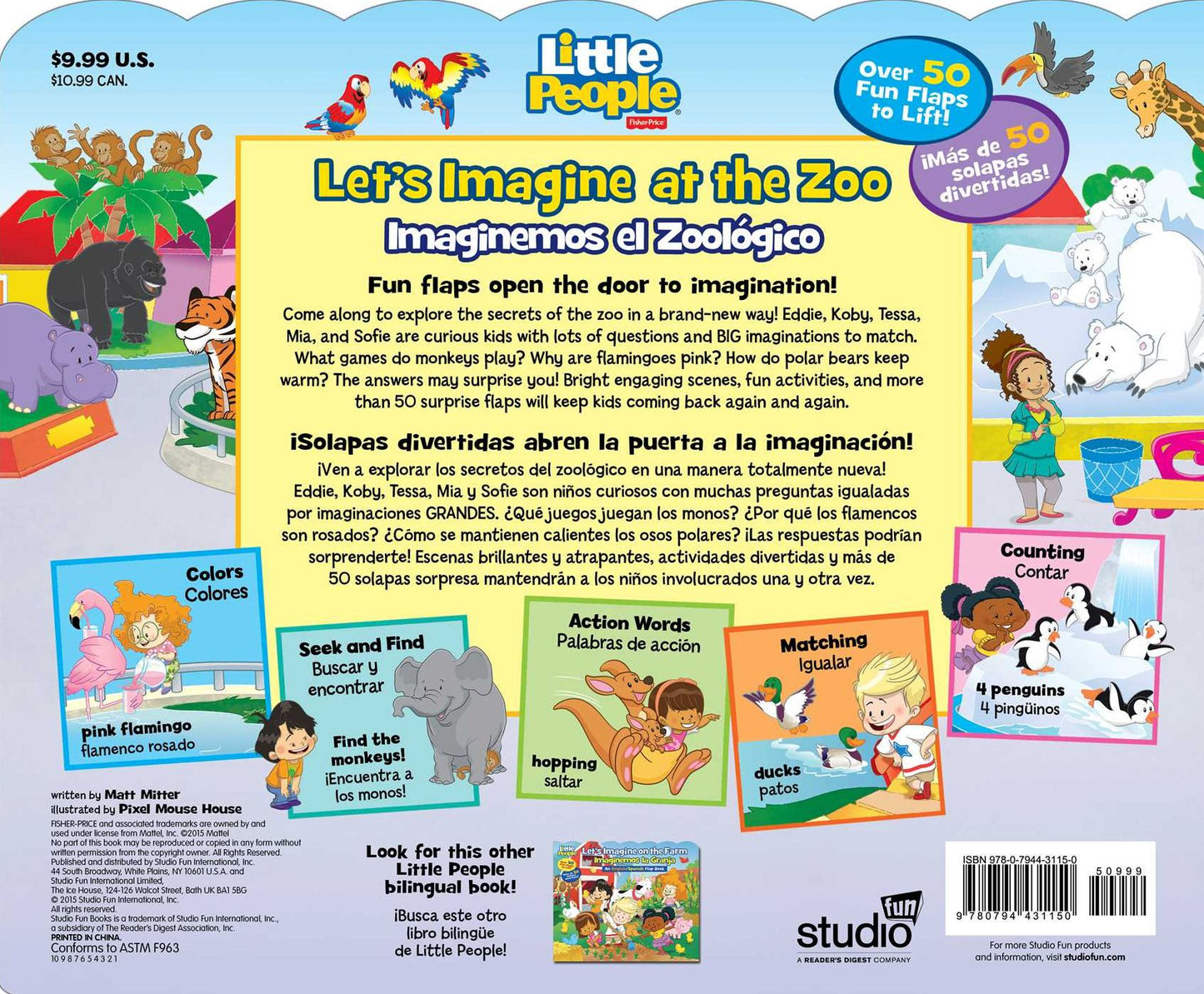 Fisher-Price Little People: Let's Imagine at the Zoo/Imaginemos el Zoologico