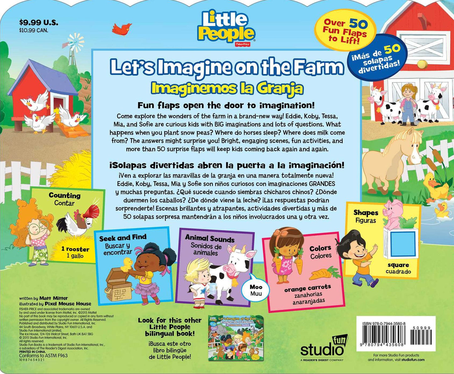 Fisher-Price Little People: Let's Imagine at the Farm/Imaginemos la Granja
