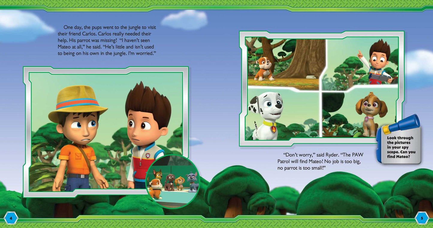 PAW Patrol: Jungle Search and Rescue: Storybook with Spyscope Viewer