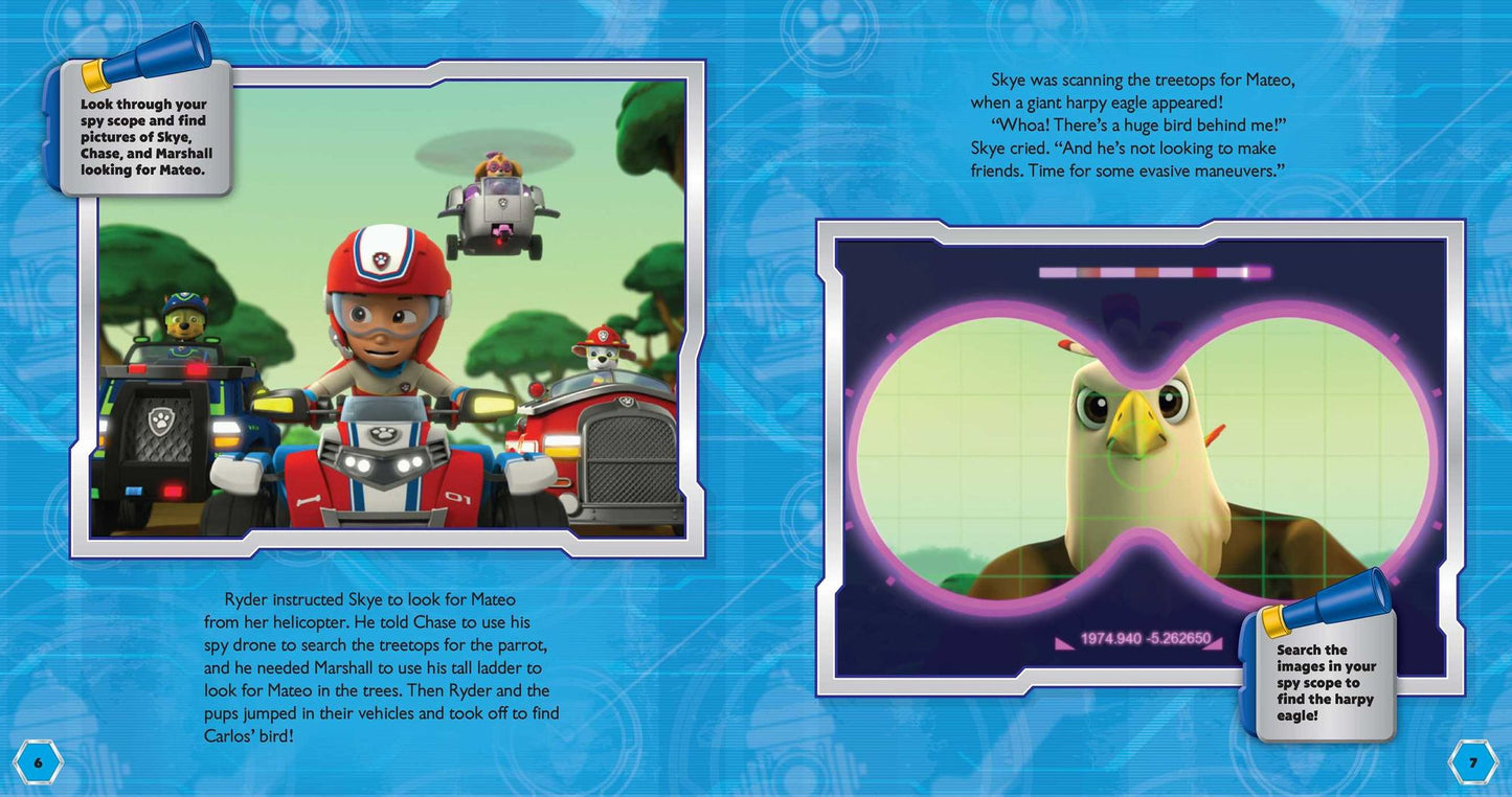 PAW Patrol: Jungle Search and Rescue: Storybook with Spyscope Viewer