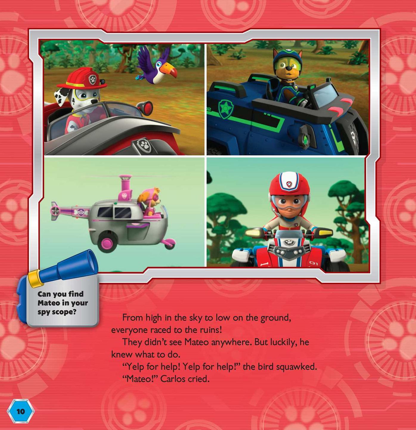 PAW Patrol: Jungle Search and Rescue: Storybook with Spyscope Viewer