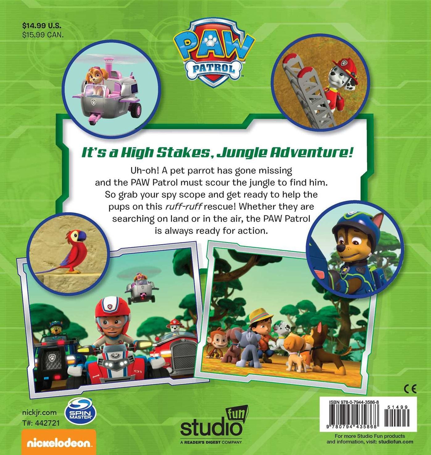 PAW Patrol: Jungle Search and Rescue: Storybook with Spyscope Viewer