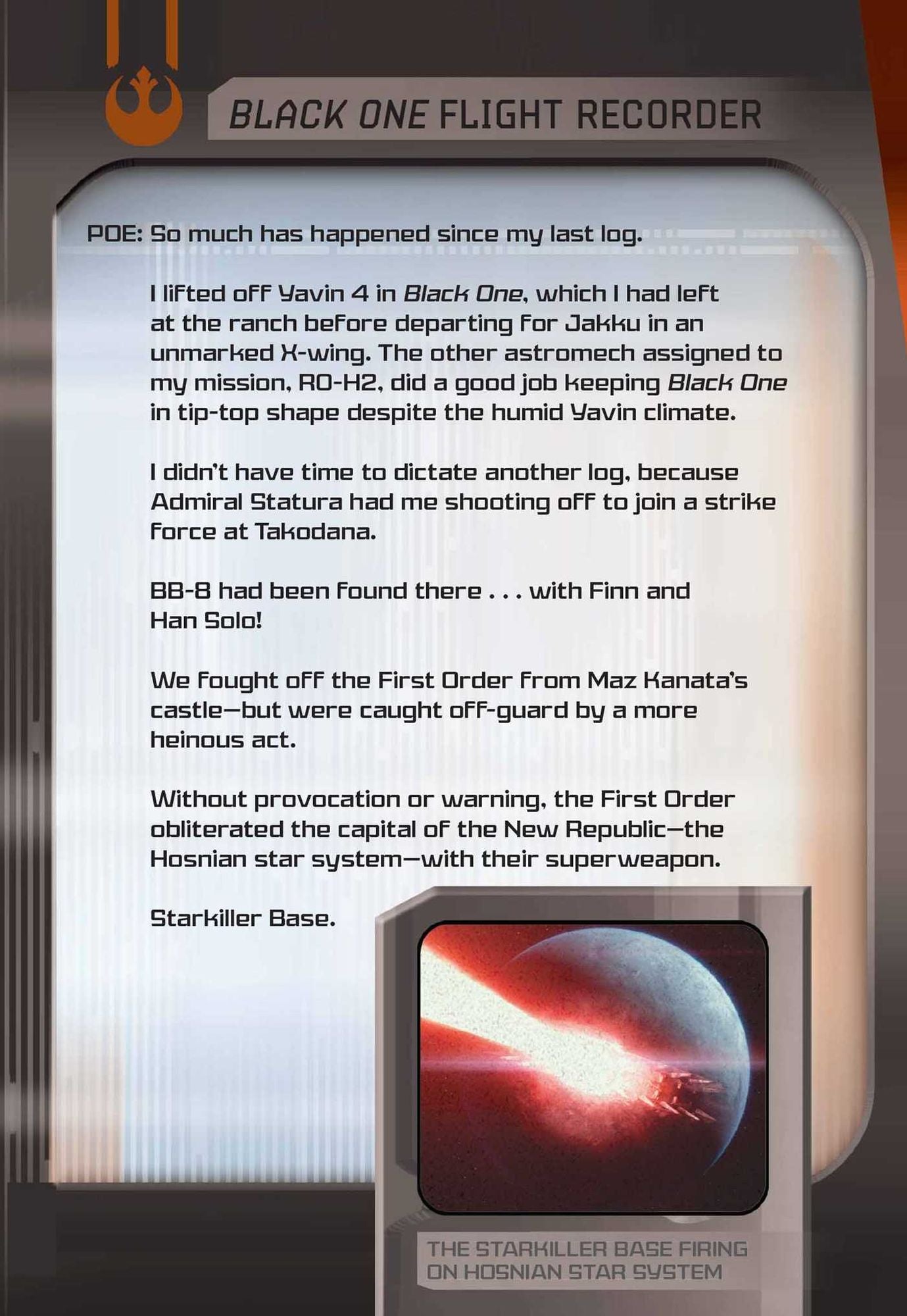 Star Wars: Poe Dameron: Flight Log