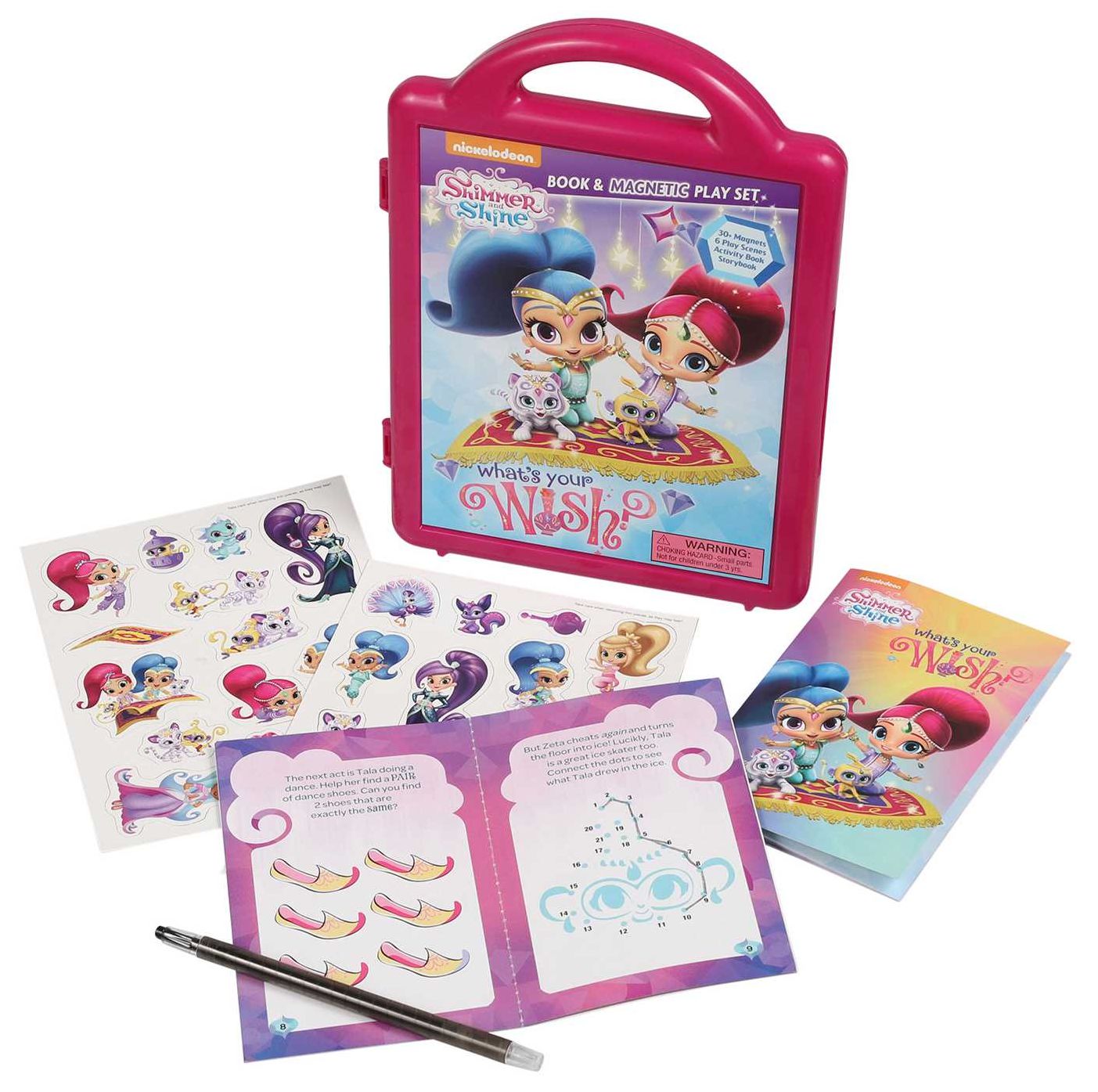 Shimmer and Shine: What's Your Wish?: Book & Magnetic Playset