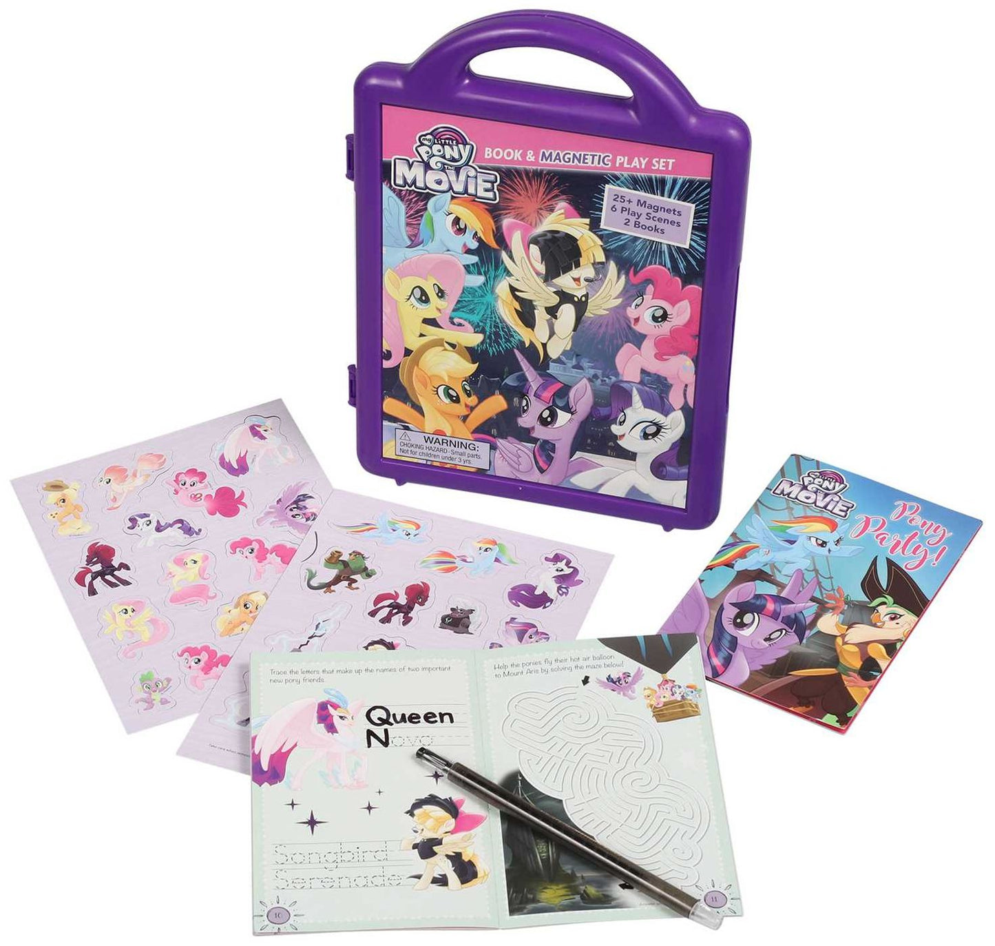 My Little Pony the Movie: Book & Magnetic Playset