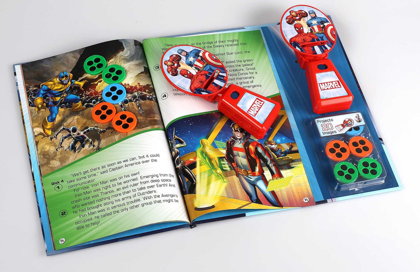 Marvel Movie Theater Storybook & Movie Projector