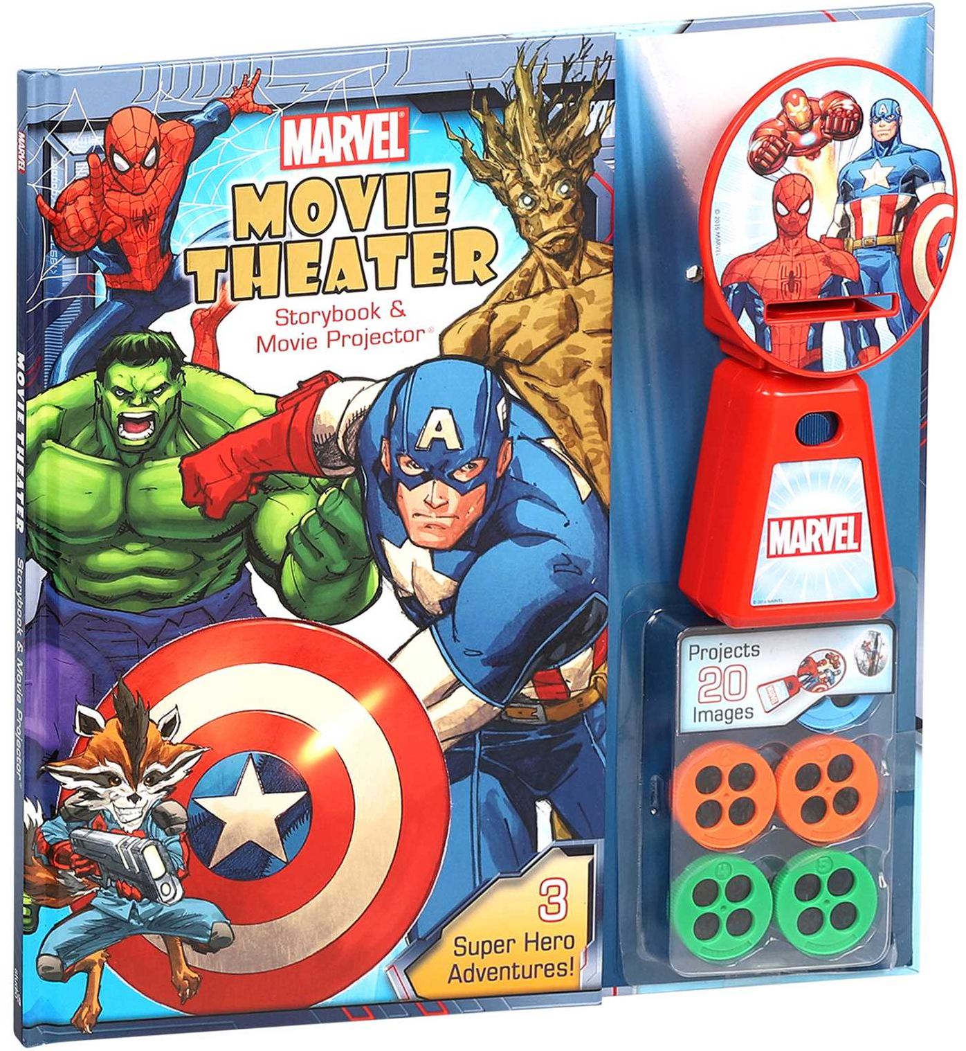 Marvel Movie Theater Storybook & Movie Projector