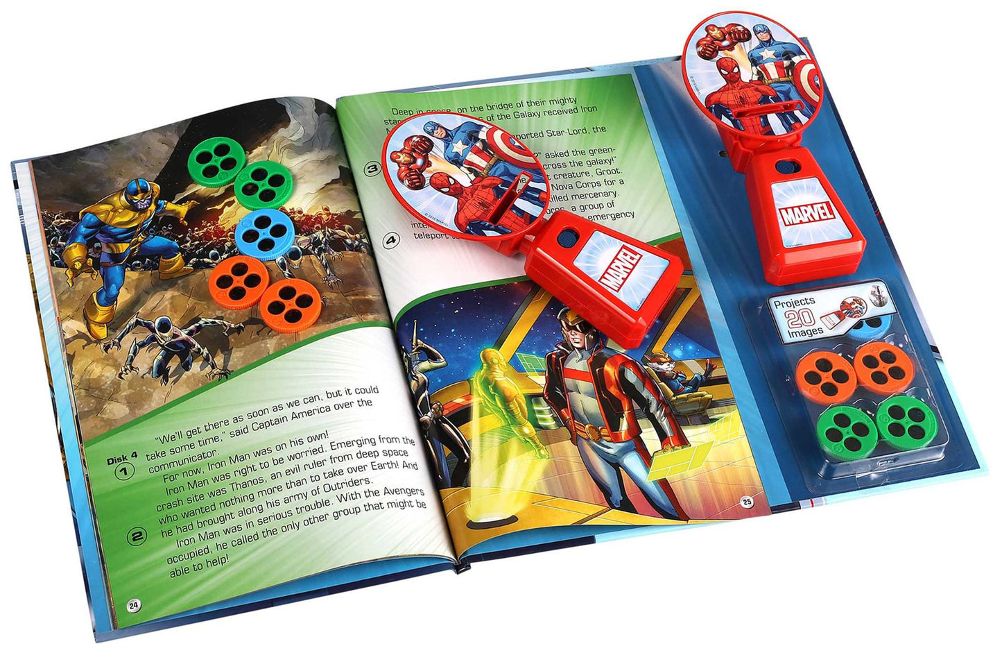Marvel Movie Theater Storybook & Movie Projector