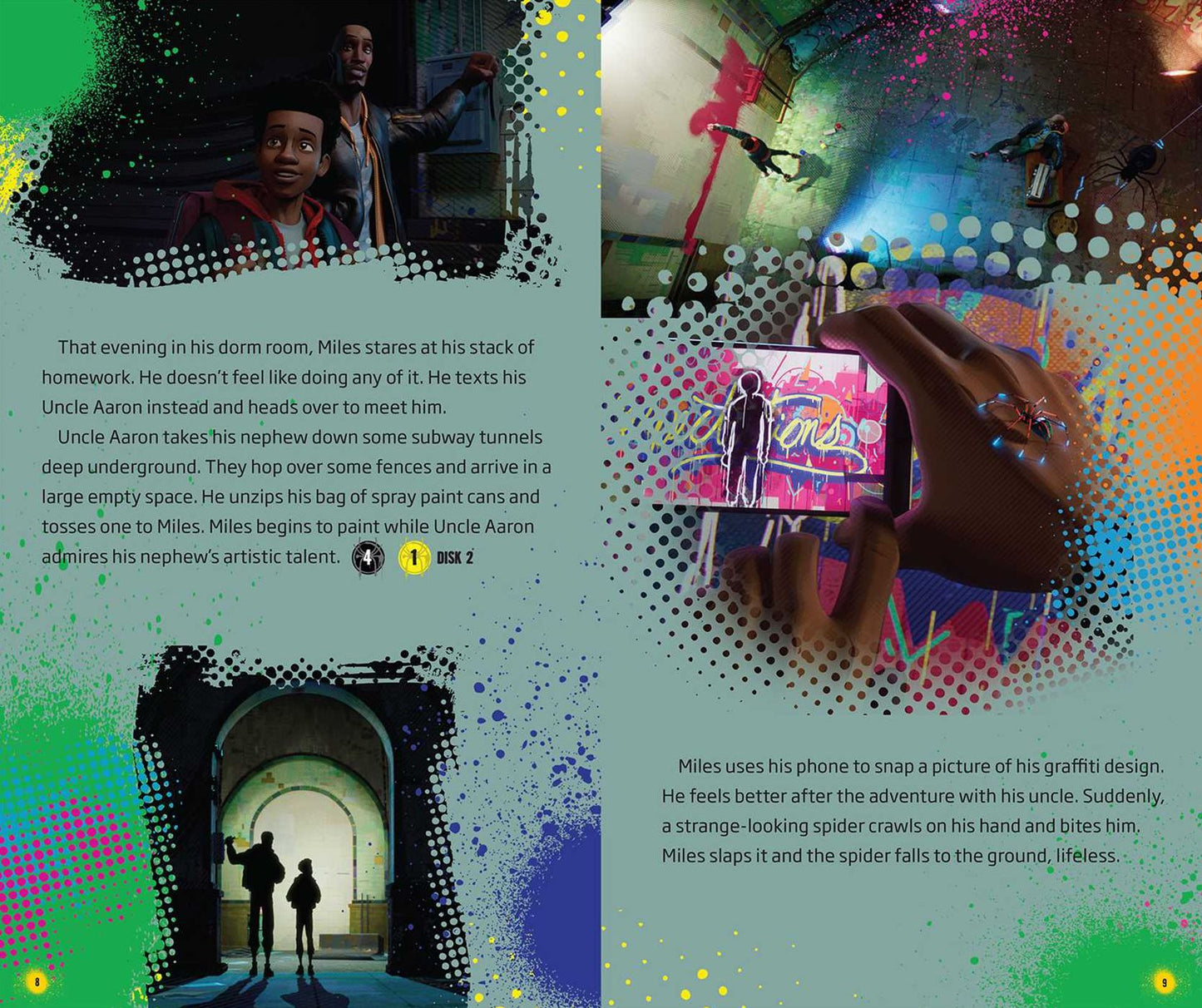 Marvel Spider-Man: Into the Spider-Verse Movie Theater Storybook