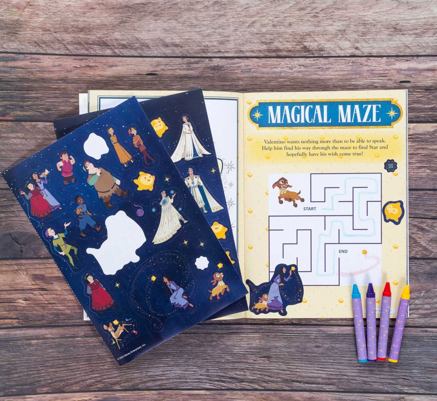 Disney Wish: The Kingdom of Wishes Color and Craft
