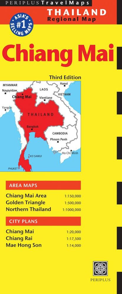 Chiang Mai Travel Map Third Edition