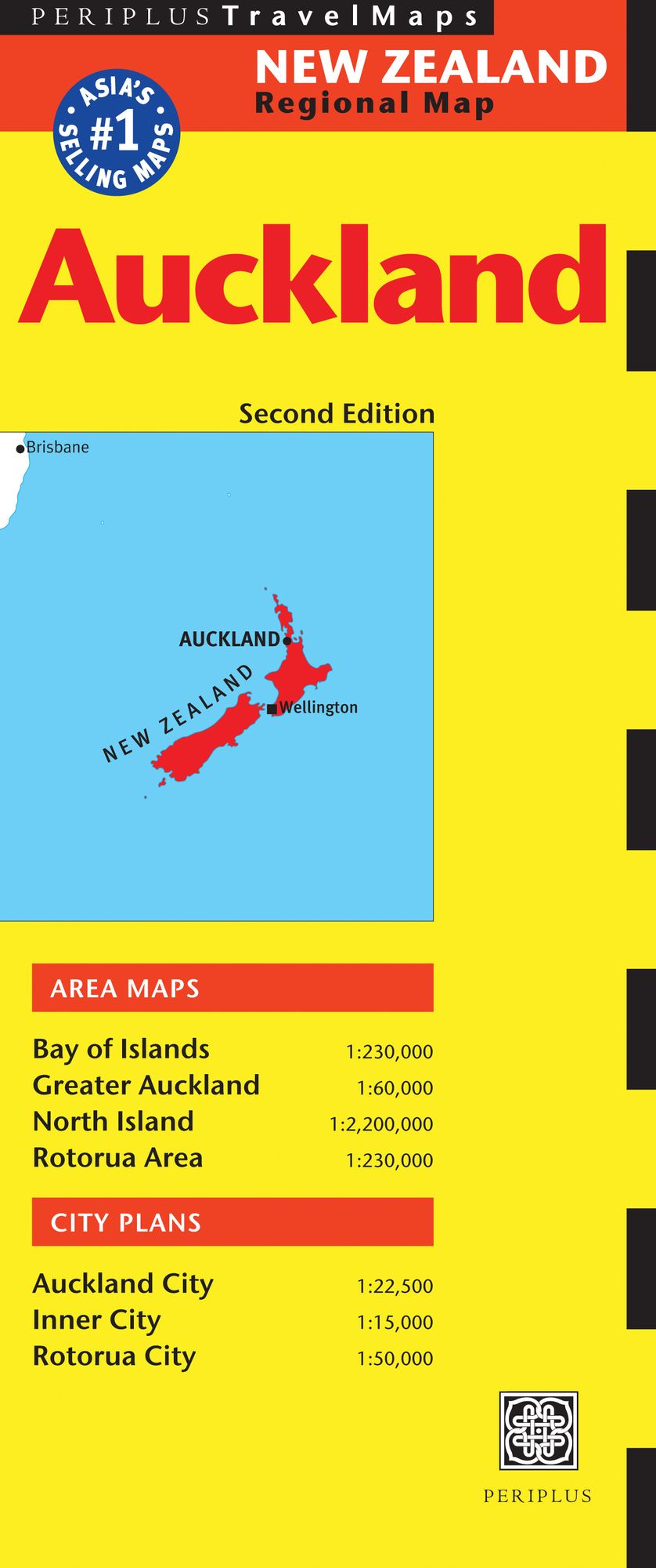 Auckland Travel Map Second Edition