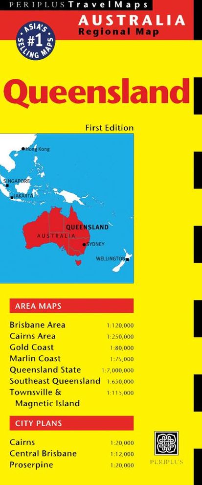 Queensland Travel Map First Edition
