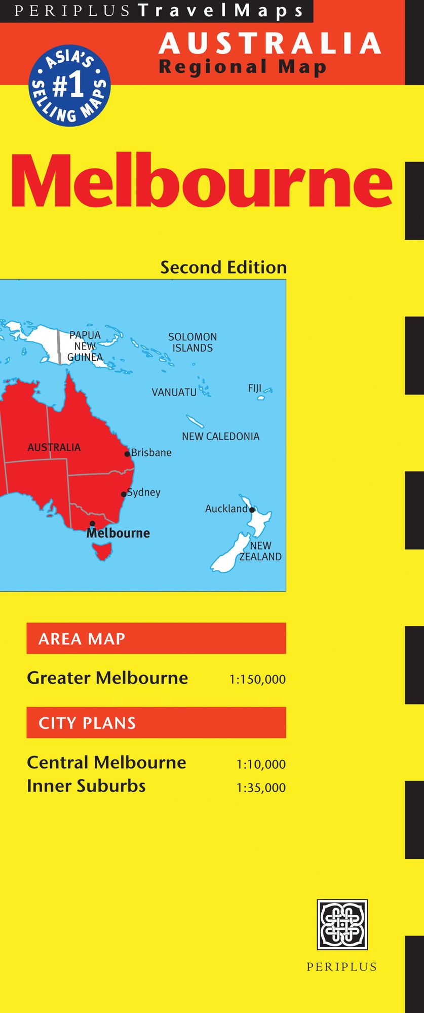 Melbourne Travel Map Second Edition