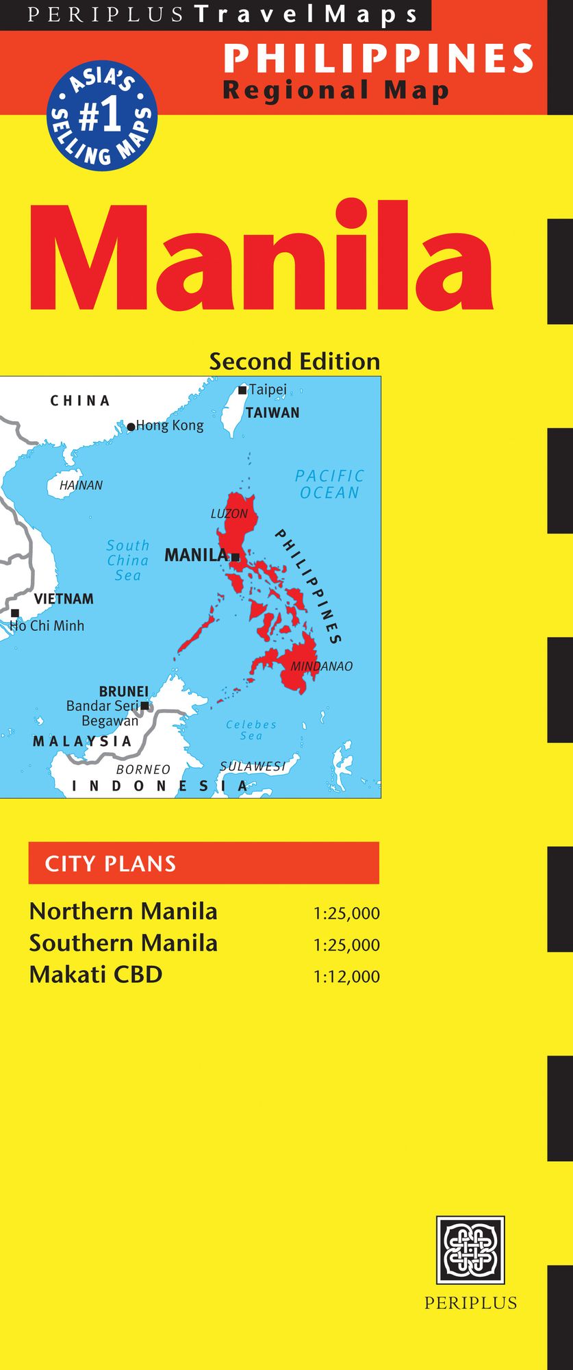Manila Travel Map Second Edition