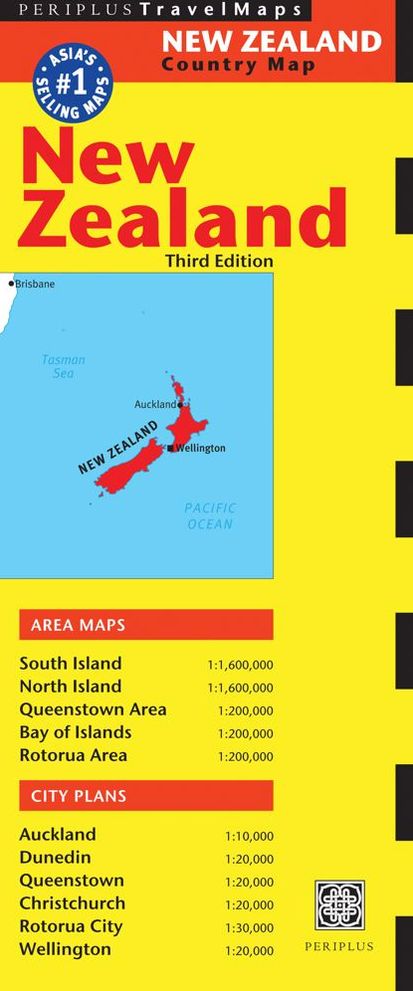 New Zealand Travel Map Third Edition