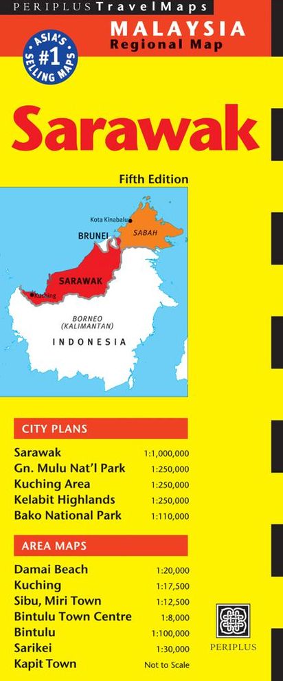 Sarawak Travel Map Fifth Edition