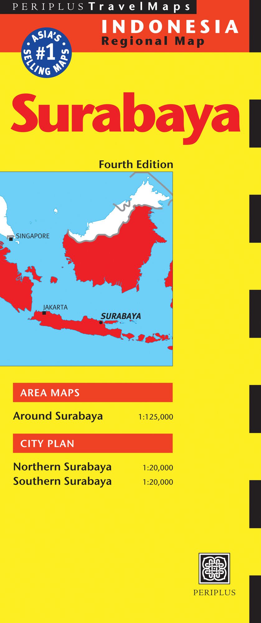 Surabaya Travel Map Fourth Edition