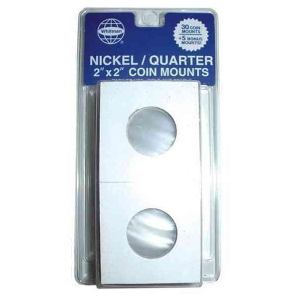 Nickel/Quarter 2" x 2" Coin Mount