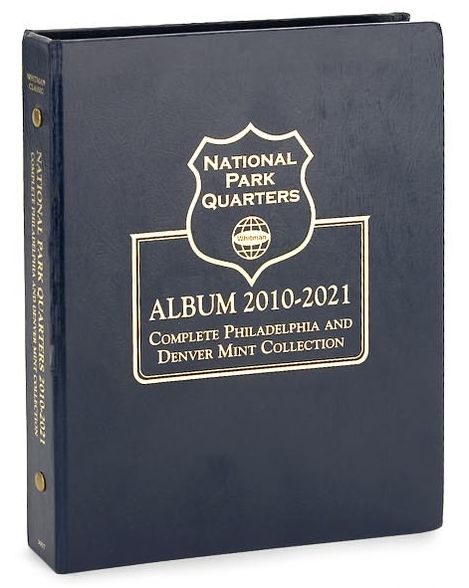 National Park Quarters Album 2010-2021: Complete Philadelphia and Denver Mint Collection