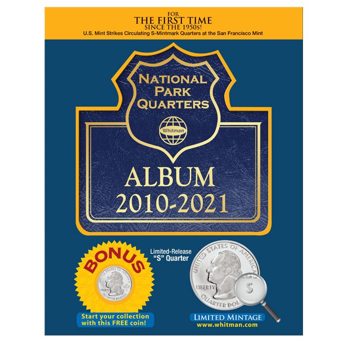 National Park Single Mint Album: With Limited Release "S" Quarter