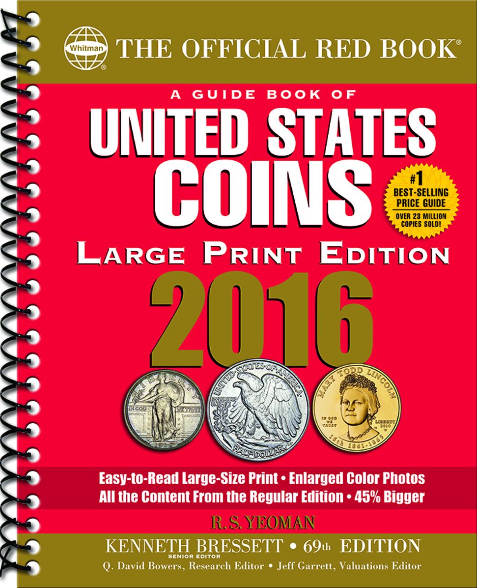 The Official Red Book, A Guide Book of United States Coins Large Print 2016