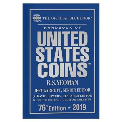 Book, Blue Book of US Coin 2019 HC