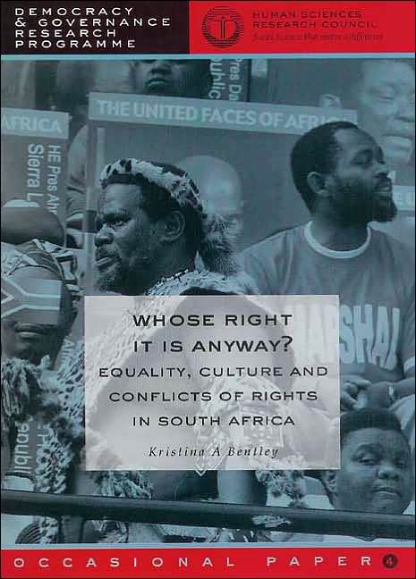 Whose Right is it Anyway: Equality, Culture and Conflicts of Rights in South Africa