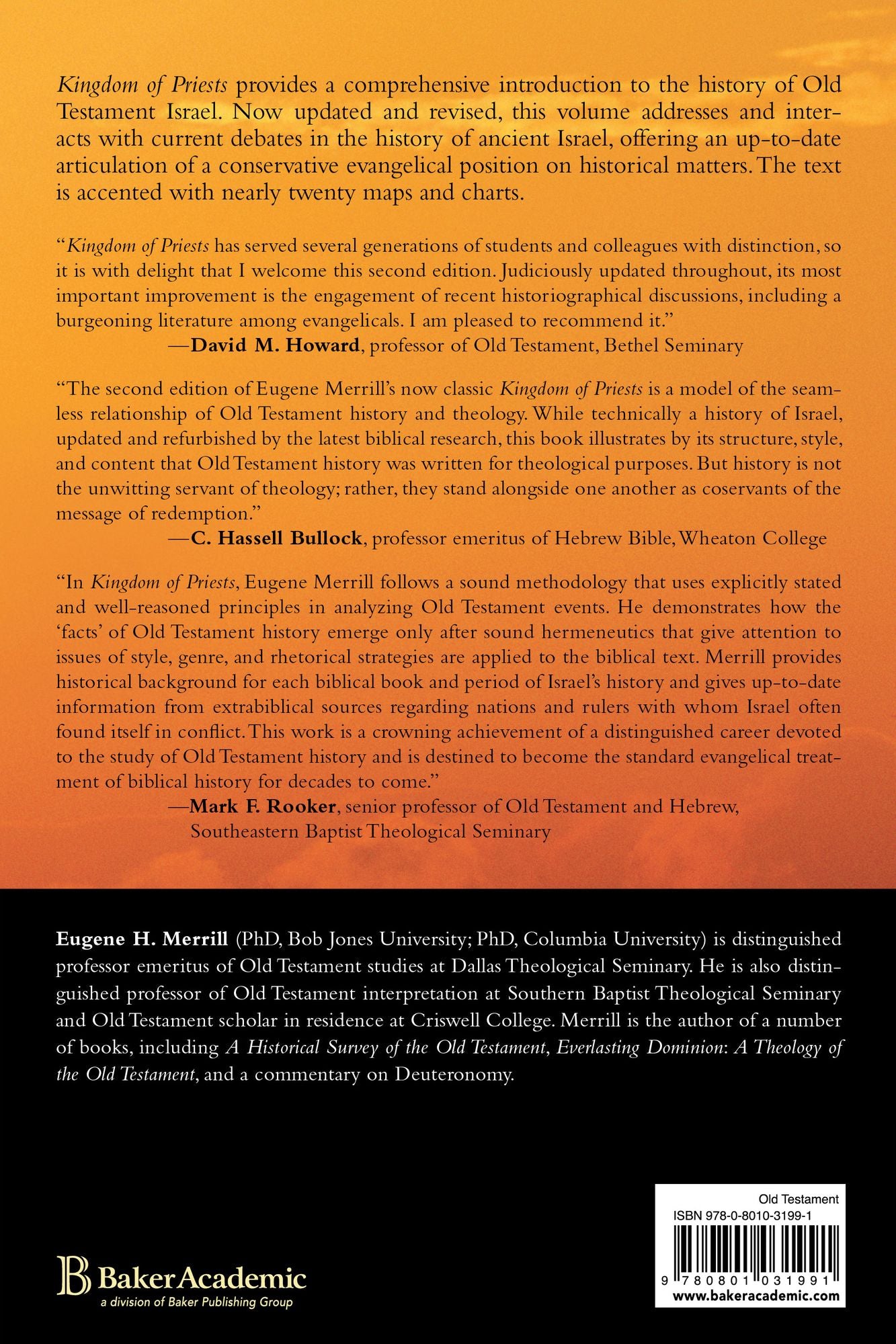 Kingdom of Priests: A History of Old Testament Israel