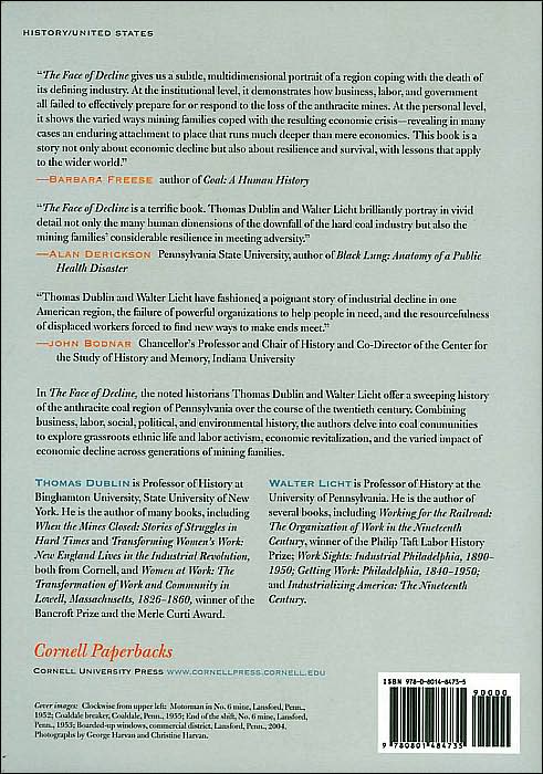 The Face of Decline: The Pennsylvania Anthracite Region in the Twentieth Century