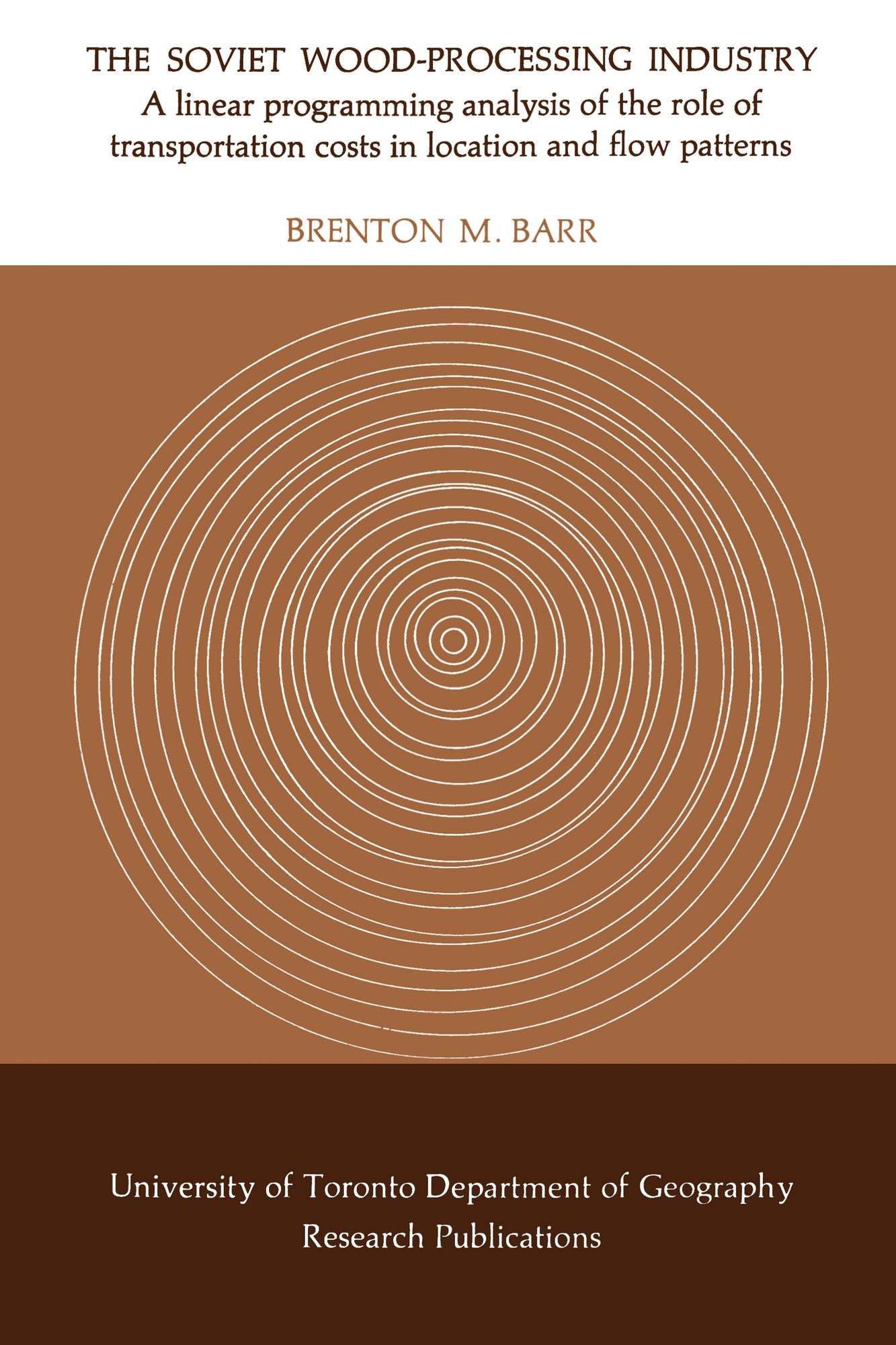 The Soviet Wood-Processing Industry: A linear programming analysis of the role of transportation costs in location and flow patterns