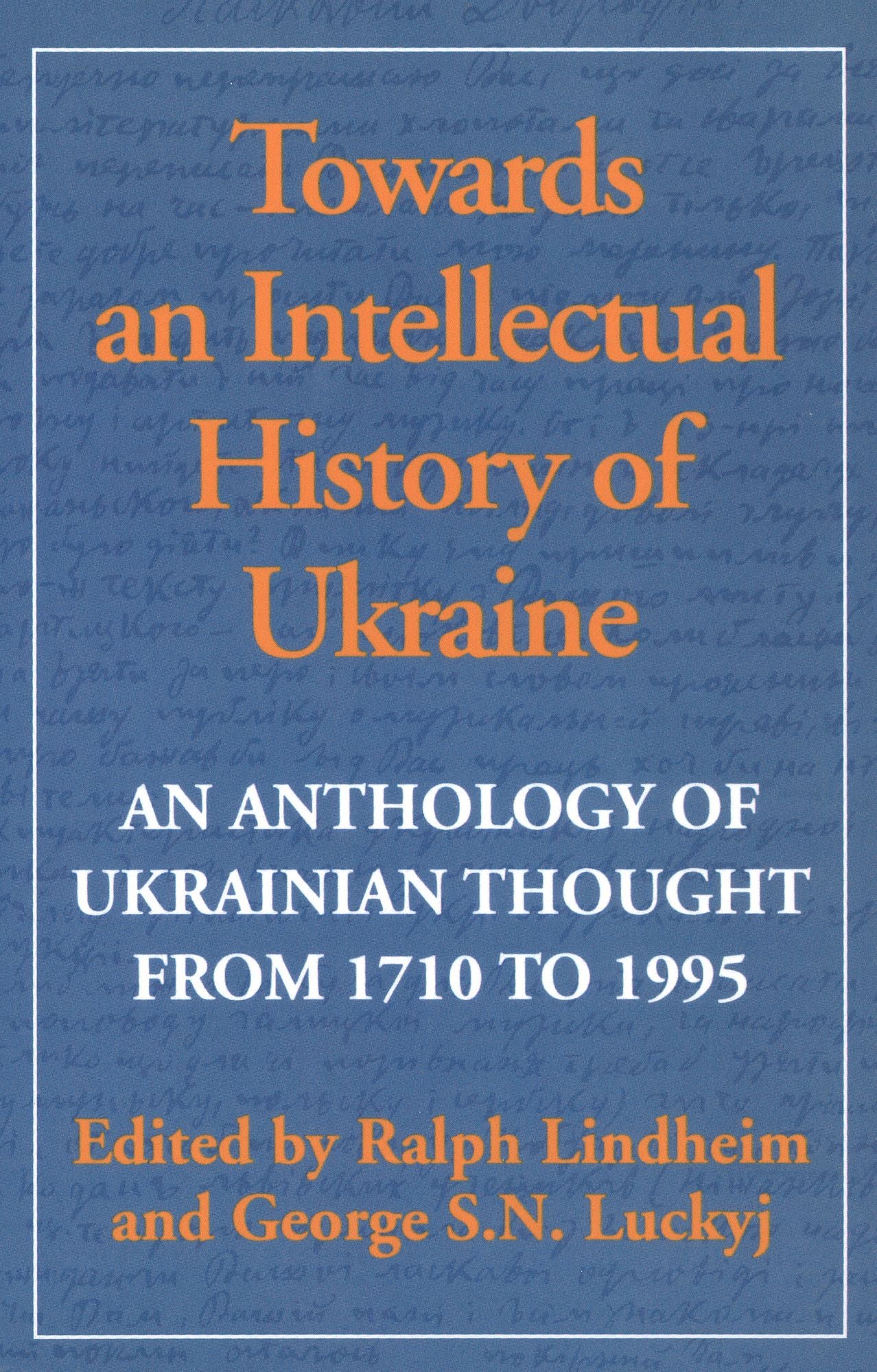 Towards Intellectual History Of Ukraine
