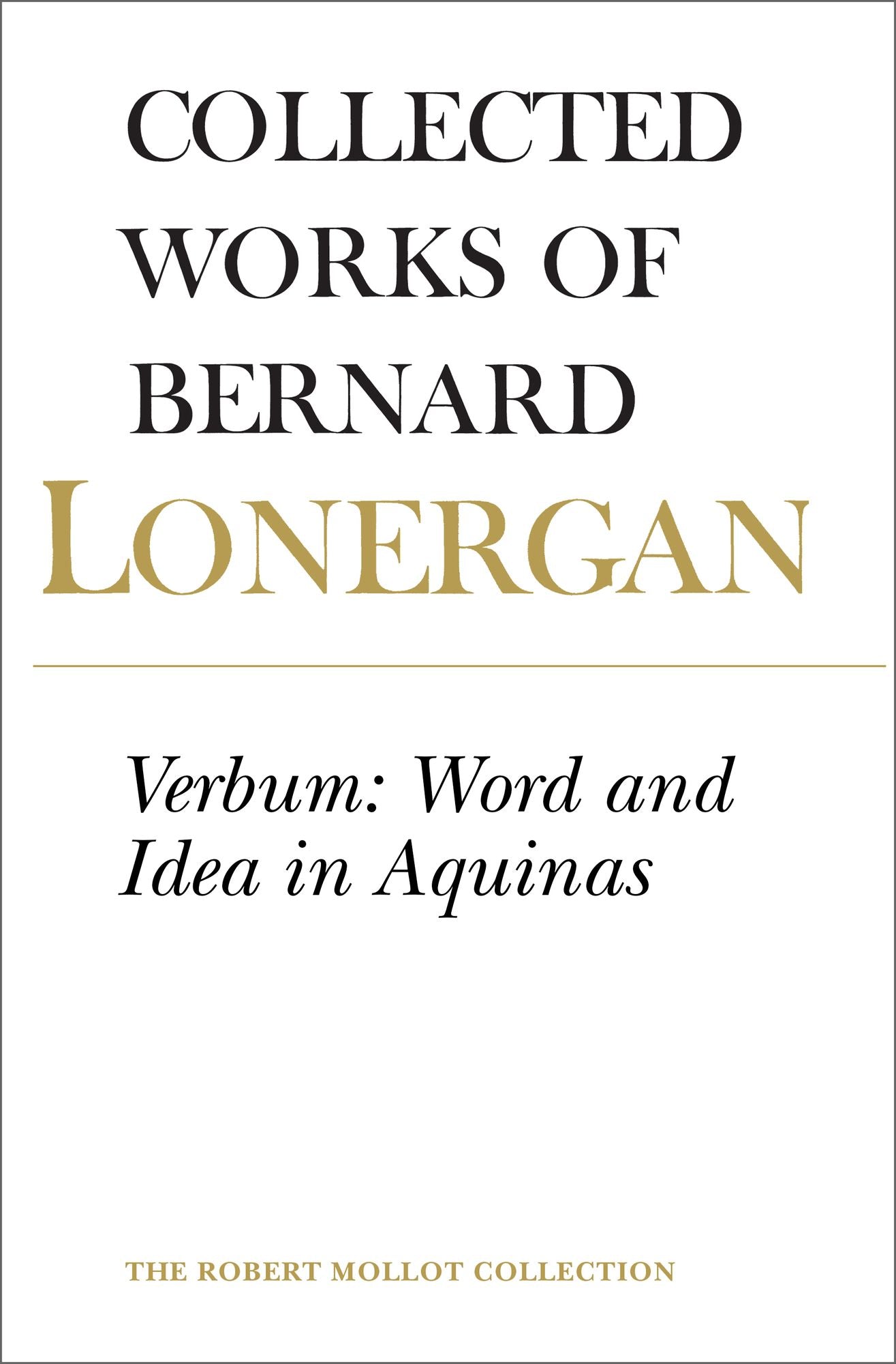 Verbum: Word and Idea in Aquinas
