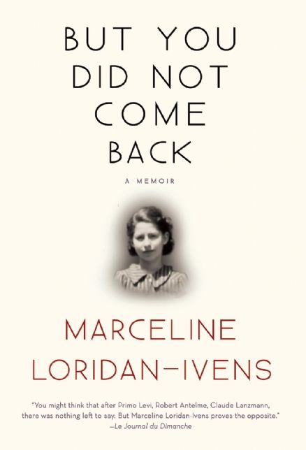 But You Did Not Come Back: A Memoir
