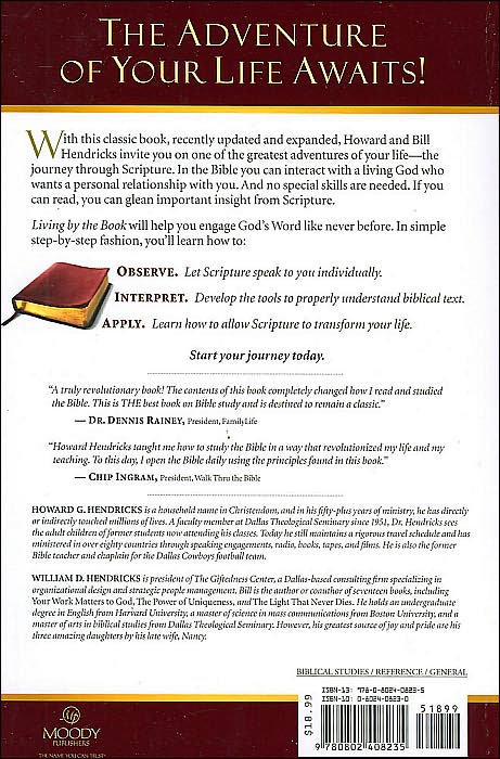 Living By the Book: The Art and Science of Reading the Bible