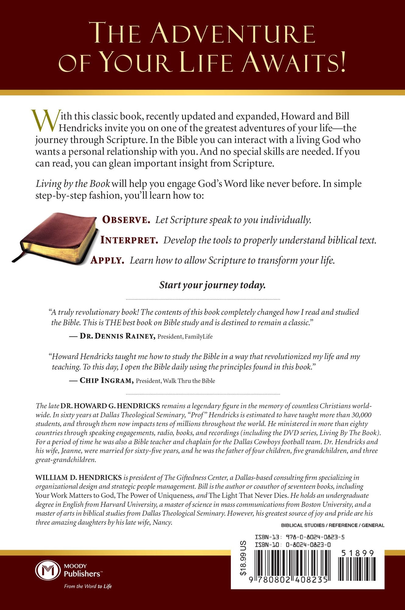 Living By the Book: The Art and Science of Reading the Bible