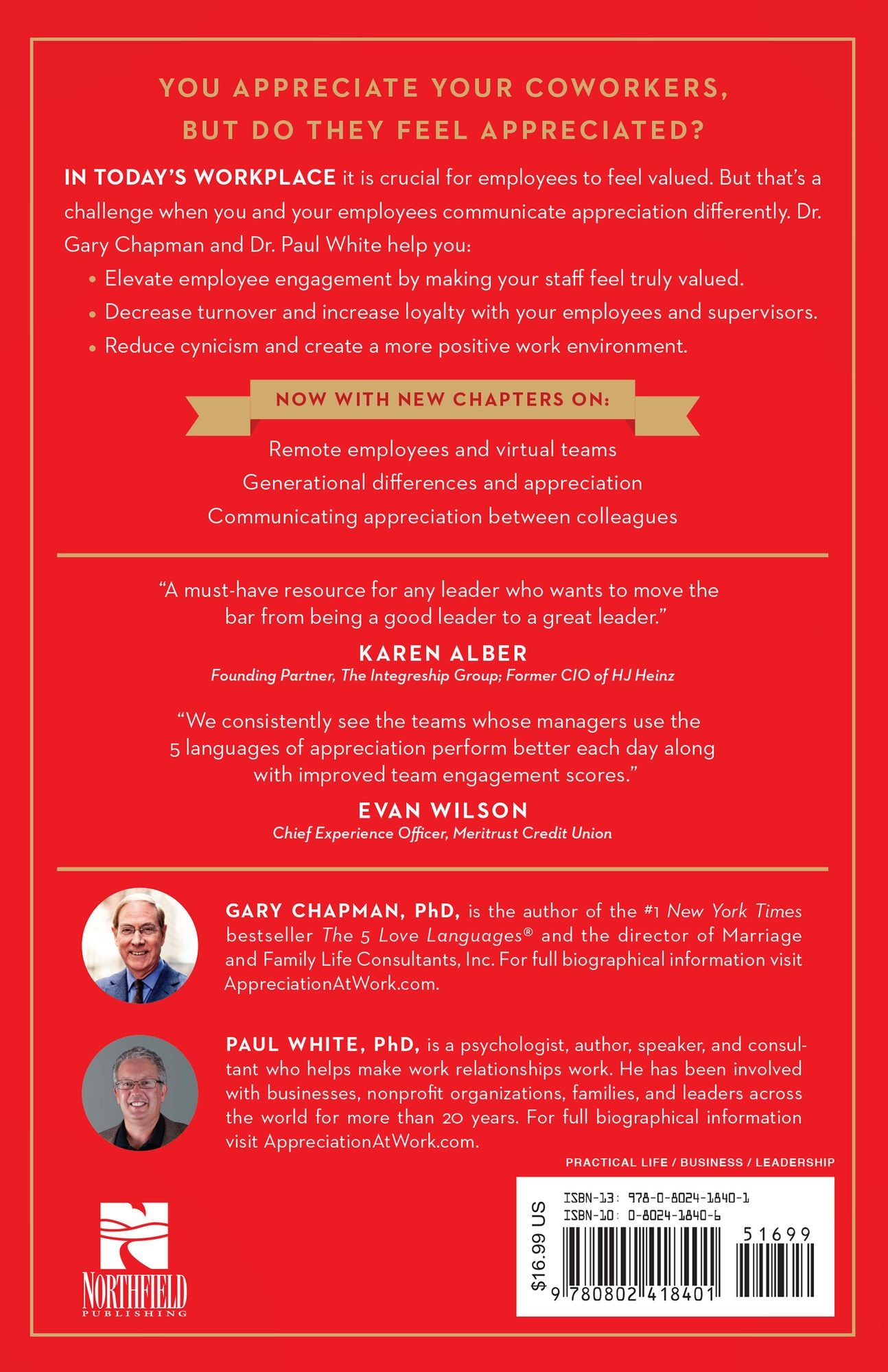 The 5 Languages of Appreciation in the Workplace