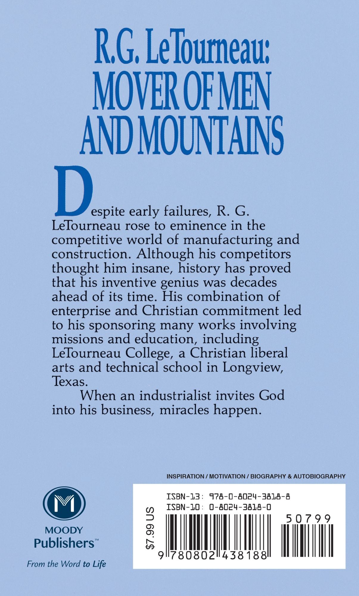 Mover of Men and Mountains: The Autobiography