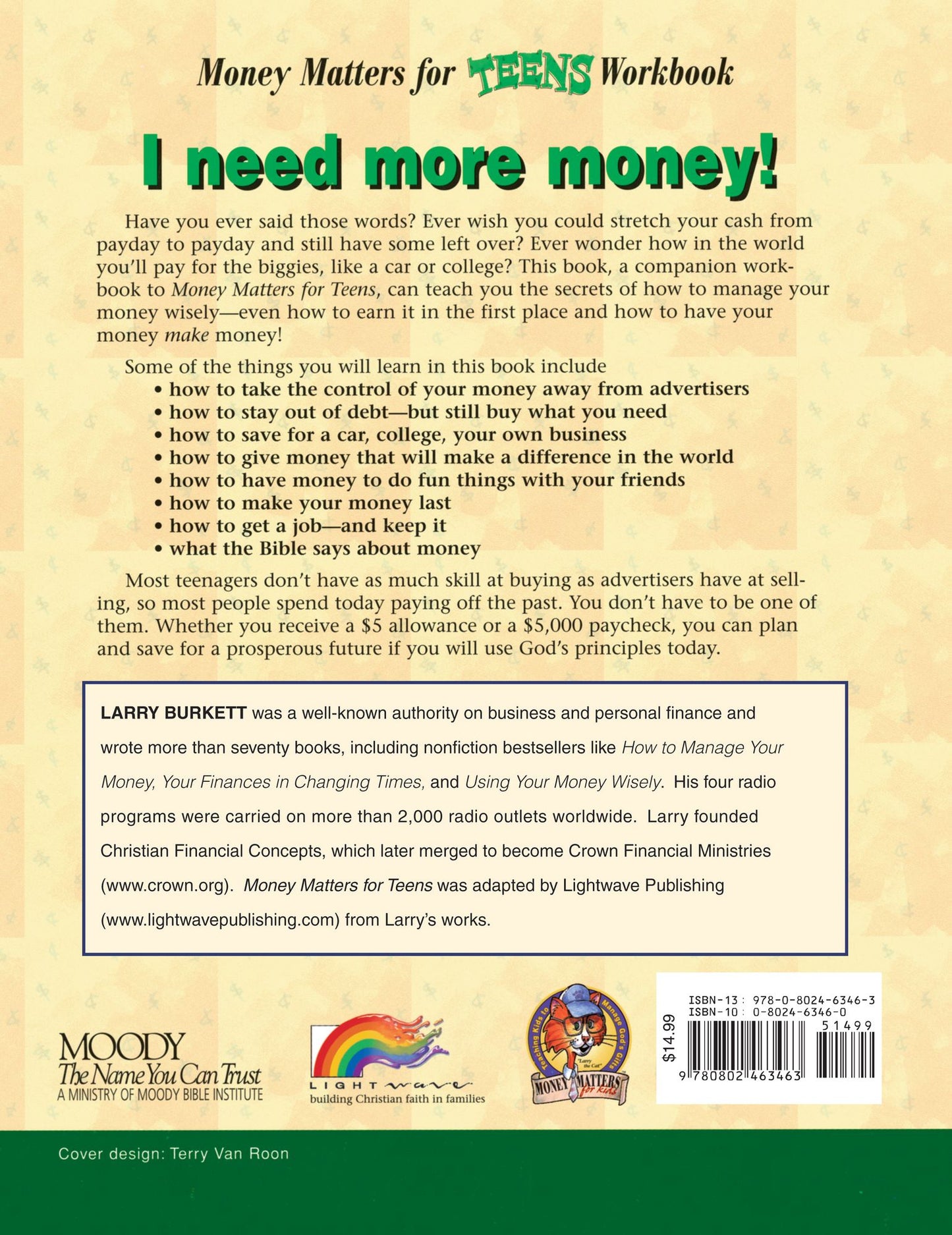 Money Matters for Teens Workbook: Age 15-18 Edition