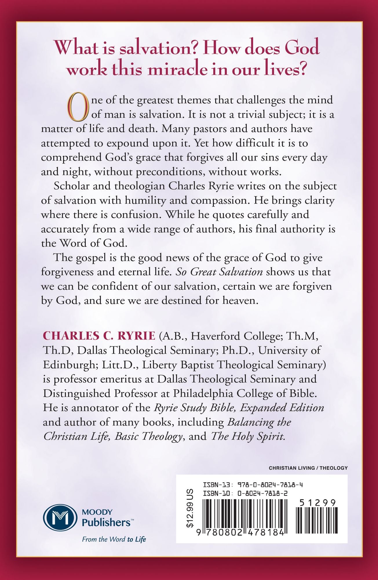 So Great Salvation; What It Means to Believe in Jesus Christ