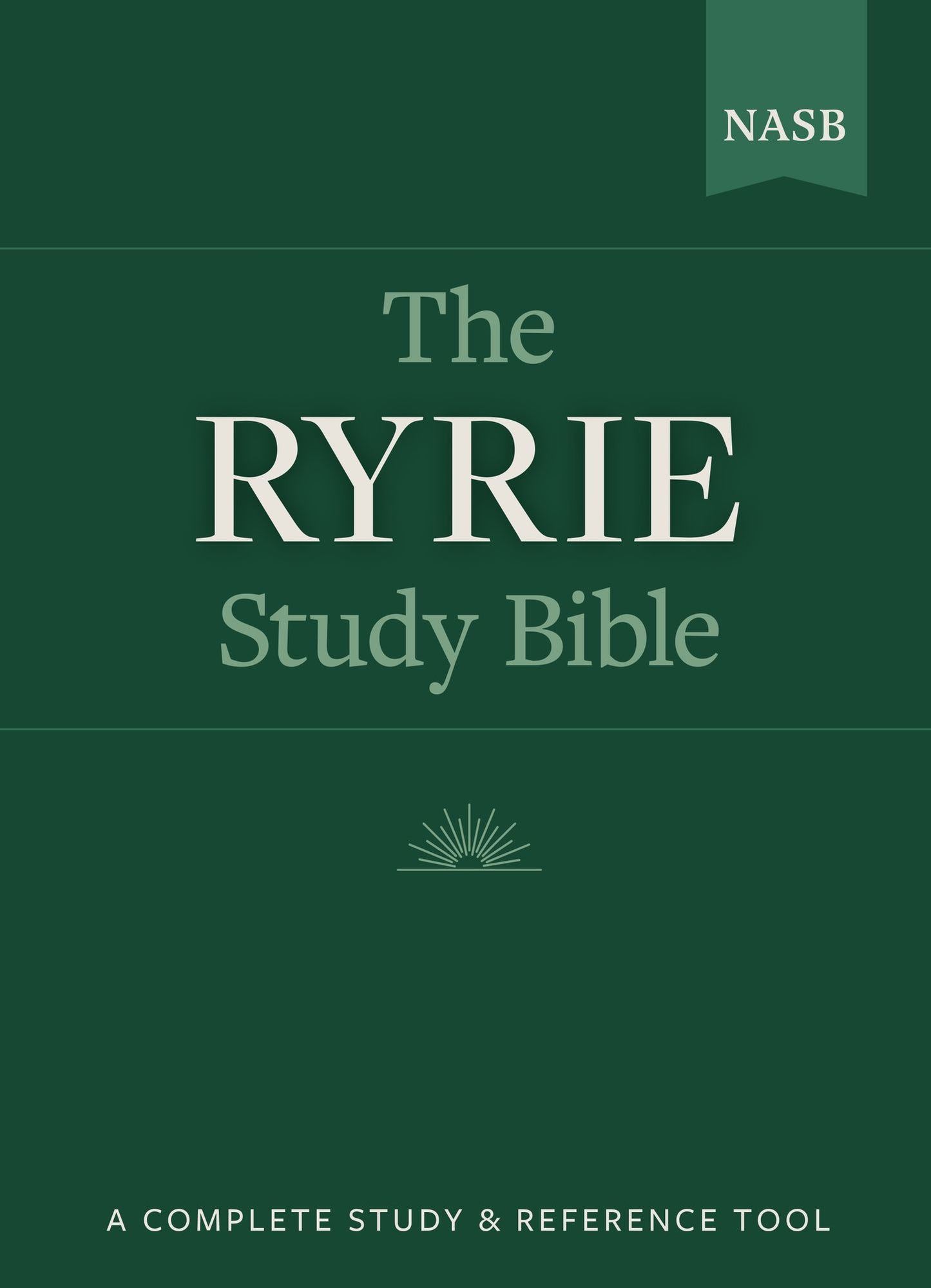 The Ryrie NAS Study Bible Hardback Red Letter