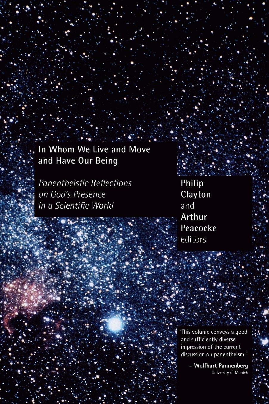 In Whom We Live And Move And Have Our Being