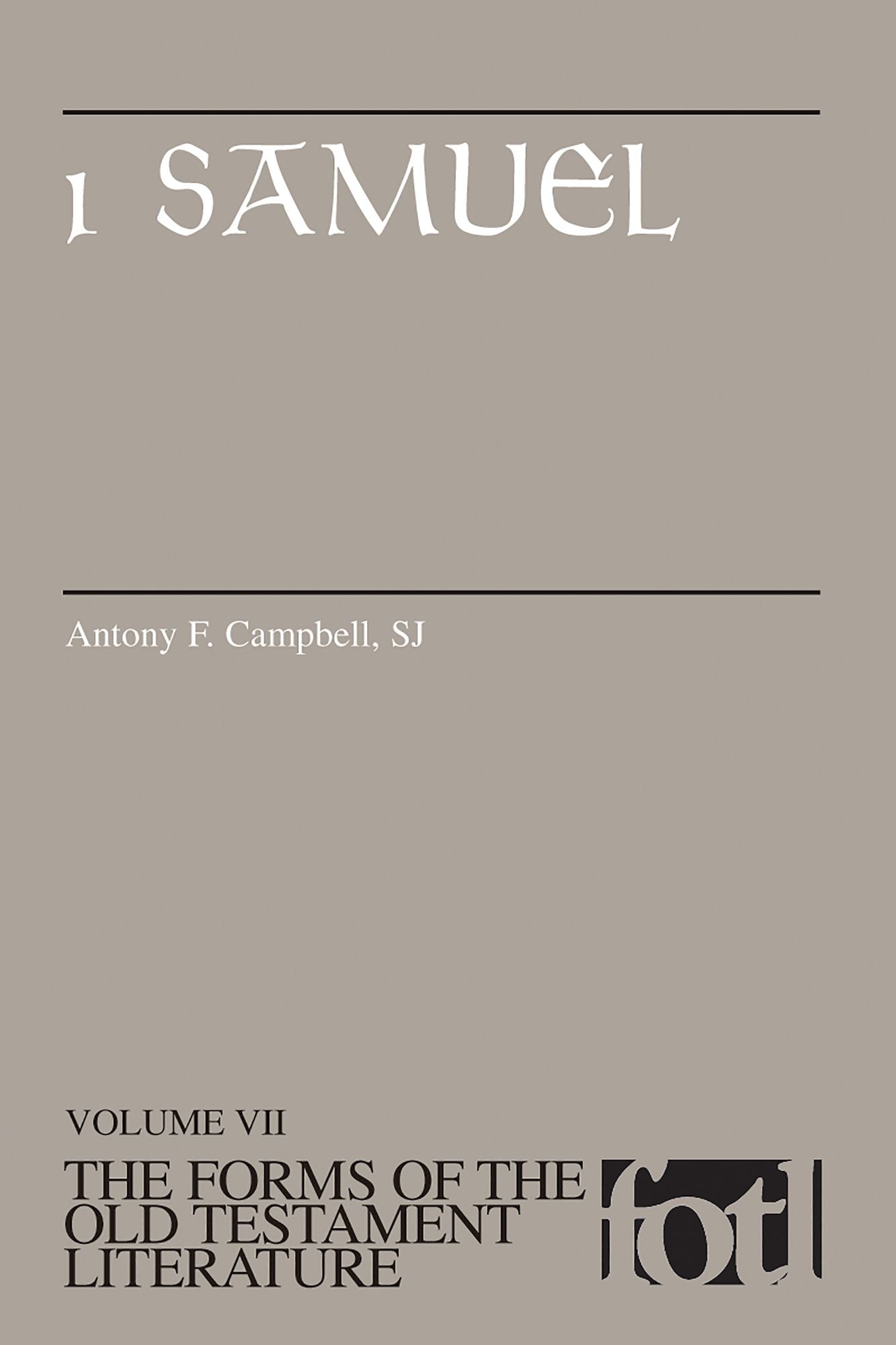 Forms Of Old Testament Literature