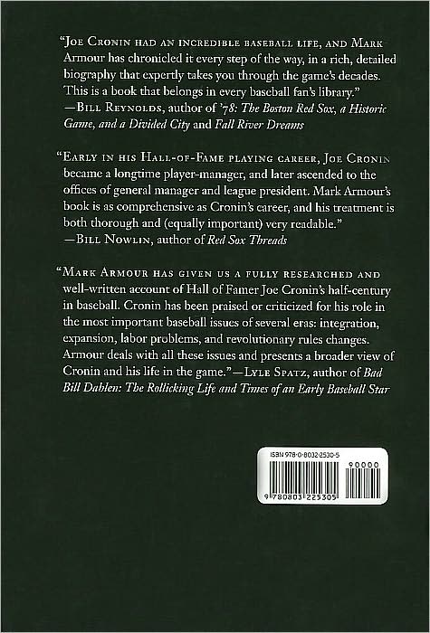 Joe Cronin: A Life in Baseball